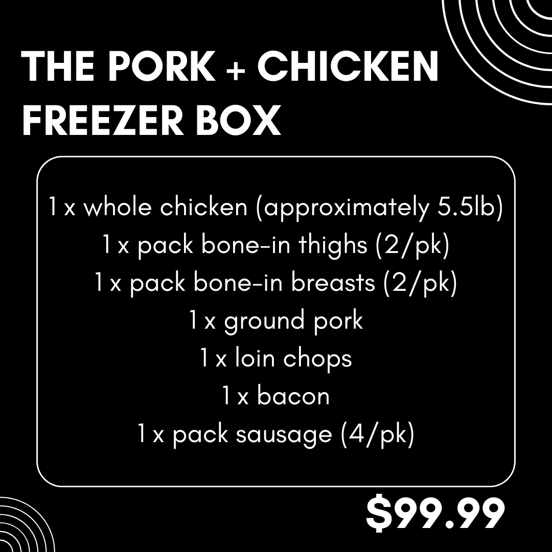 The Pork + Chicken Freezer Box
